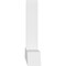 Ekena Millwork Portland Architectural Grade PVC Gable Bracket, 108"W x 31 1/2"H x 6"D x 6"F, 7/12 Pitch GBP108X32X0606POR00 - alternate 2